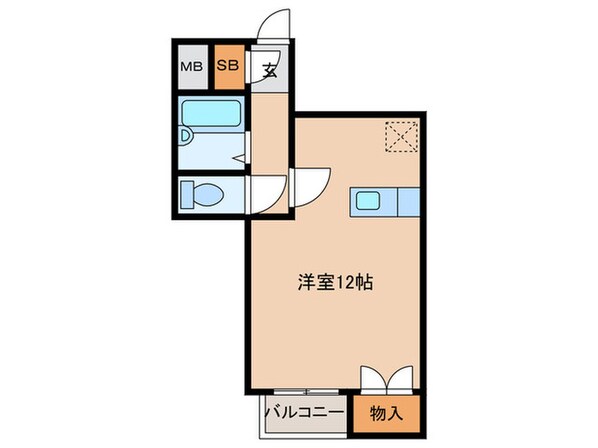 フレームコート43の物件間取画像